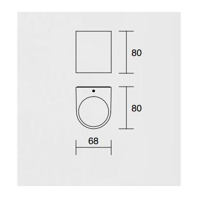 PONZA LAMPADA PARETE PER ESTERNO IP54 BIANCA O ANTRACITE DI ISYLUCE ECONOMICA ISYLUCE - Cristalensi Shop Online