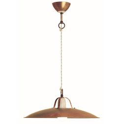 FONSO SOSPENSIONE IN OTTONE NATURALE O VERNICIATA DI COLORE RUGGINE CRISTALENSI OTTONE - Cristalensi Shop Online 2