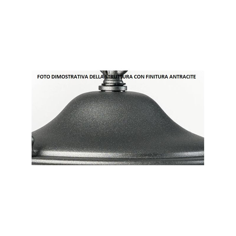 GORGONA APPLIQUE PER ESTERNO FASCIA OTTONE IP66 LUCE SOPRA SOTTO CRISTALENSI OTTONE - Cristalensi Shop Online