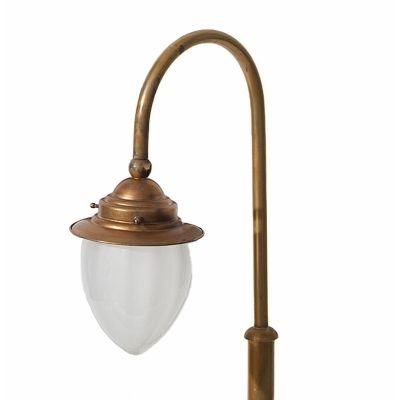 PICO PALO H 105 DA ESTERNO IN OTTONE NATURALE O VERNICIATO IN CORTEN O ANTRACITE CRISTALENSI OTTONE - Cristalensi Shop Online