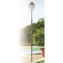 PICO PALO H 210 DA ESTERNO IN OTTONE NATURALE O VERNICIATO IN CORTEN O ANTRACITE CRISTALENSI OTTONE - Cristalensi Shop Online