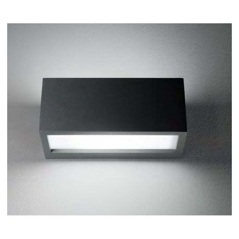 METRO' APPLIQUE ESTERNO IP54 DI ISYLUCE PORTALAMPADE E27 BIANCO NERO CORTEN ANTRACITE ECONOMICO ISYLUCE - Cristalensi Shop Onlin