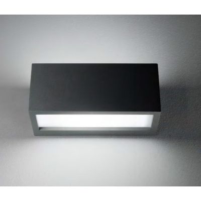 METRO' APPLIQUE ESTERNO IP54 DI ISYLUCE PORTALAMPADE E27 BIANCO NERO CORTEN ANTRACITE ECONOMICO ISYLUCE - Cristalensi Shop Onlin