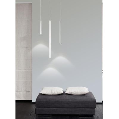 STILED S50 SOSPENSIONE A LED IN METALLO CROMATO DIAMETRO 2,5 CM CRISTALENSI OTTONE - Cristalensi Shop Online