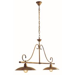 TEO BILANCIERE IN OTTONE NATURALE O VERNICIATO IN ANTRACITE O RUGGINE CRISTALENSI OTTONE - Cristalensi Shop Online 2