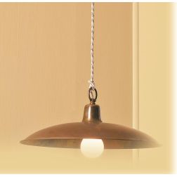 TEO BR APPLIQUE IN OTTONE NATURALE O VERNICIATO IN ANTRACITE O RUGGINE CRISTALENSI OTTONE - Cristalensi Shop Online 2