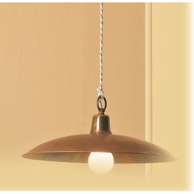 TEO BR APPLIQUE IN OTTONE NATURALE O VERNICIATO IN ANTRACITE O RUGGINE CRISTALENSI OTTONE - Cristalensi Shop Online
