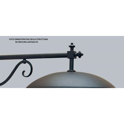 TEO PL20 PLAFONIERA IN OTTONE NATURALE O VERNICIATO IN ANTRACITE O RUGGINE CRISTALENSI OTTONE - Cristalensi Shop Online