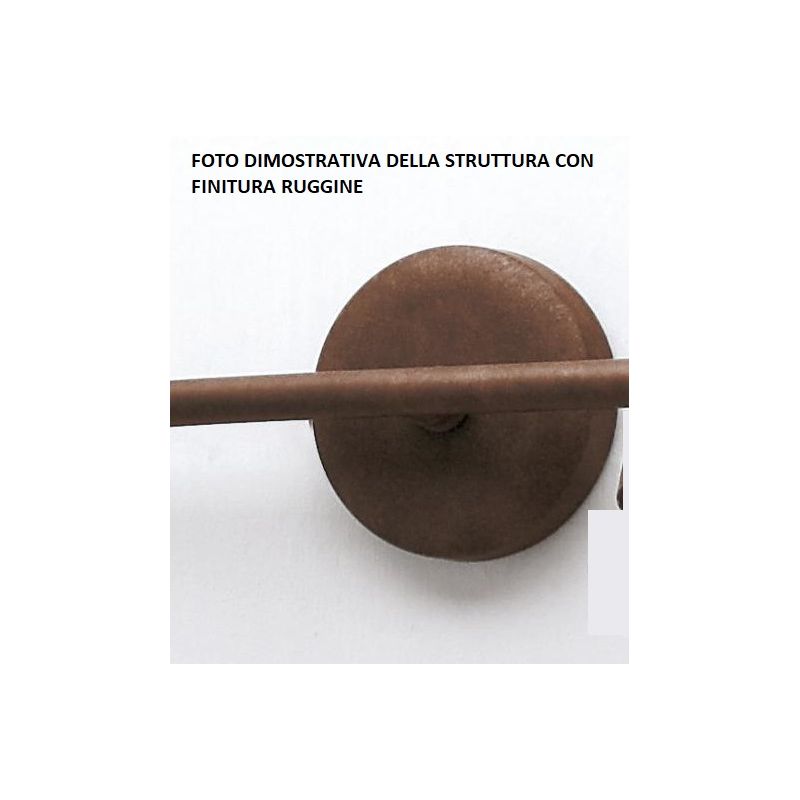 TEO S30 SOSPENSIONE IN OTTONE NATURALE O VERNICIATO IN ANTRACITE O RUGGINE CRISTALENSI OTTONE - Cristalensi Shop Online