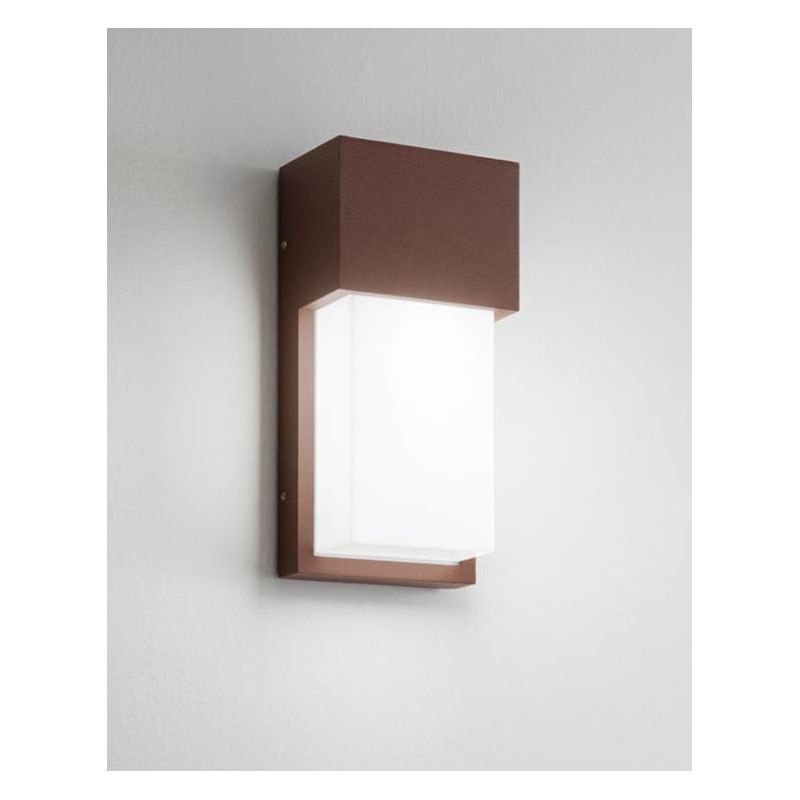 SECTION APPLIQUE ESTERNO IP54 DI ISYLUCE BIANCO ANTRACITE CORTEN 1XE27 ECONOMICO ISYLUCE - Cristalensi Shop Online