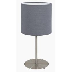 PASTERI LAMPADA TAVOLO IN TESSUTO COLORE GRIGIO ALTEZZA 40 CM ECONOMICA EGLO - Cristalensi Shop Online 2