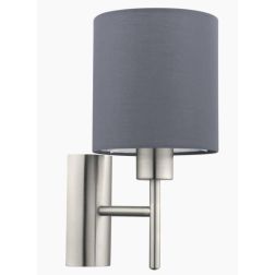 PASTERI APPLIQUE IN TESSUTO COLOR GRIGIO EGLO - Cristalensi Shop Online 2