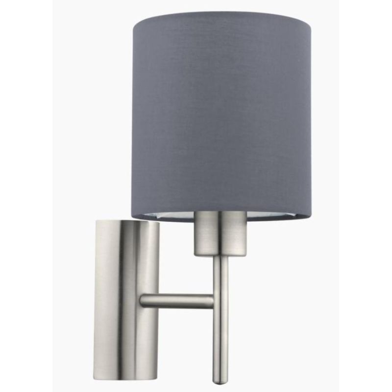 PASTERI APPLIQUE IN TESSUTO COLOR GRIGIO EGLO - Cristalensi Shop Online