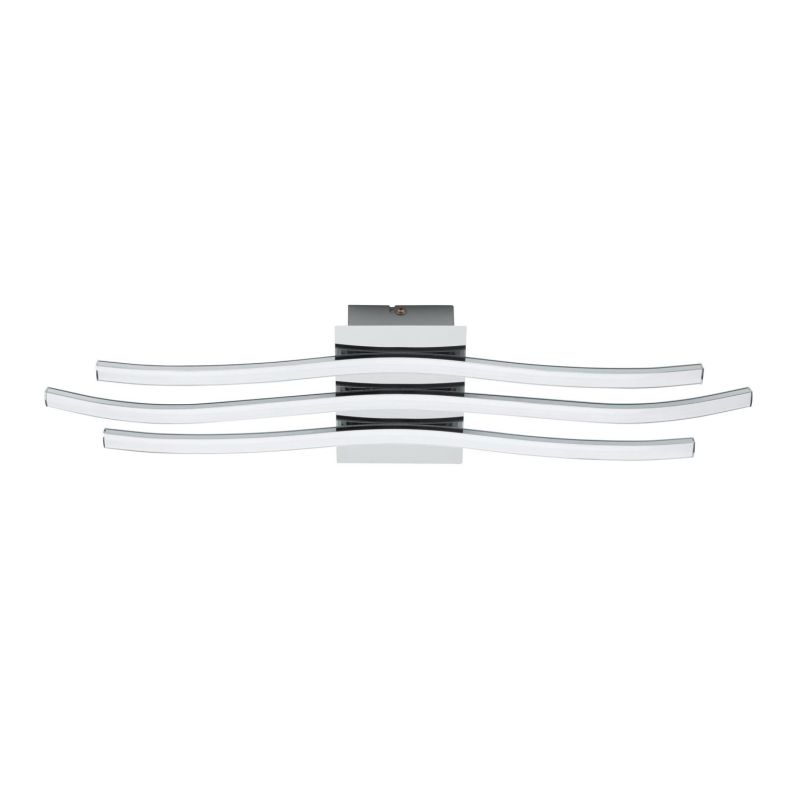 RONCADE PLAFONIERA IN METALLO CROMATO A LED INTEGRATO DA 26W MODERNA EGLO - Cristalensi Shop Online