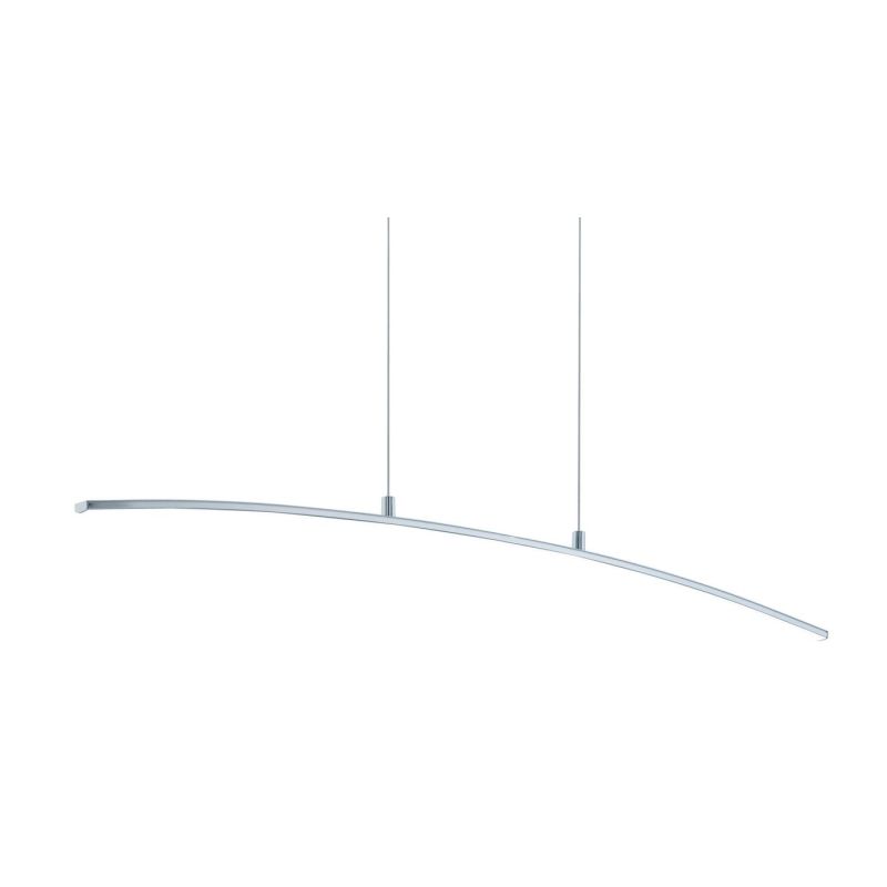 LASANA SOSPENSIONE IN METALLO CROMATO A LED INTEGRATO DA 14W MODERNA EGLO - Cristalensi Shop Online