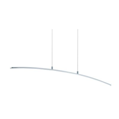 LASANA SOSPENSIONE IN METALLO CROMATO A LED INTEGRATO DA 14W MODERNA EGLO - Cristalensi Shop Online