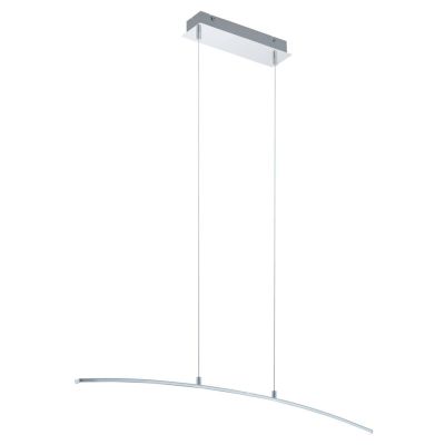 LASANA SOSPENSIONE IN METALLO CROMATO A LED INTEGRATO DA 14W MODERNA EGLO - Cristalensi Shop Online
