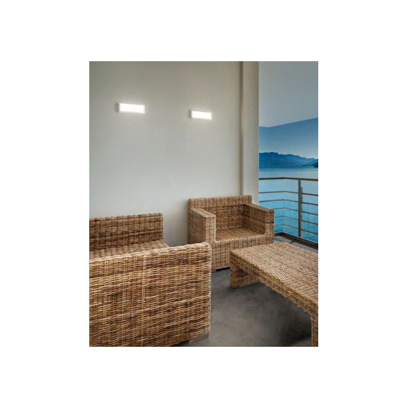 BRIQUE DI ISYLUCE LED 12W 3000K O 4000K PER ESTERNO IP65 BIANCA O ANTRACITE LUCE DIRETTA ISYLUCE - Cristalensi Shop Online