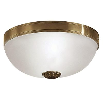 IMPERIAL PLAFONIERA 2 LUCI CLASSICA CON MONTATURA BRUNITA DI EGLO EGLO - Cristalensi Shop Online