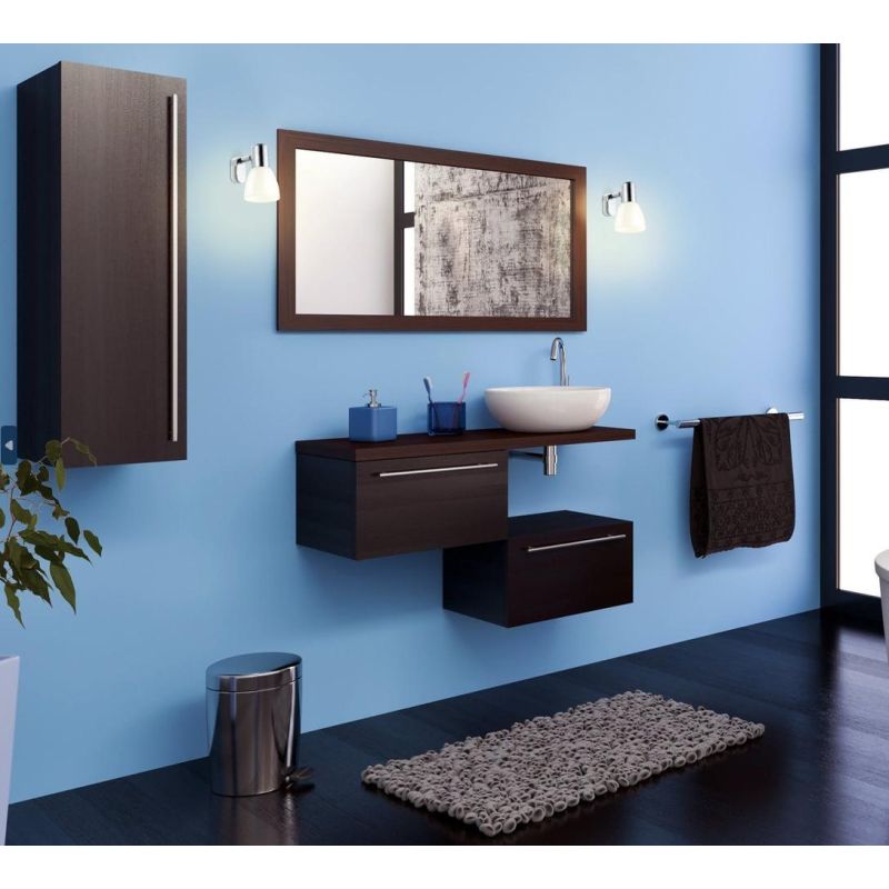 STICKER VETRO FARETTO IN METALLO CROMATO CON AGGANCIO SPECCHIO EGLO - Cristalensi Shop Online