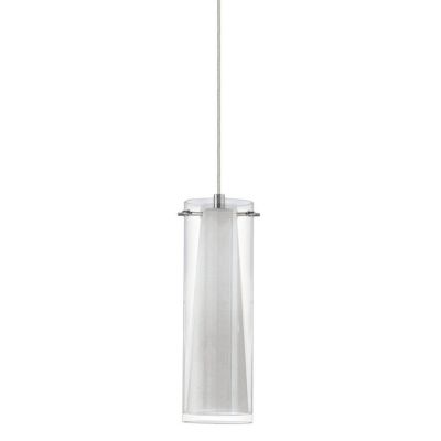 PINTO SOSPENSIONE CILINDRICA IN VETRO CON MONTATURA CROMO EGLO - Cristalensi Shop Online