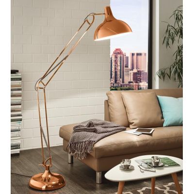 BORGILLO LAMPADA DA TERRA IN RAME LUCIDO EGLO - Cristalensi Shop Online