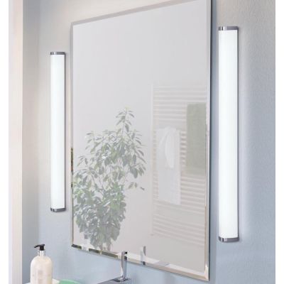 GITA 2 APPLIQUE IN METALLO A LED INTEGRATO DA 24W IP44 CM 90 EGLO - Cristalensi Shop Online