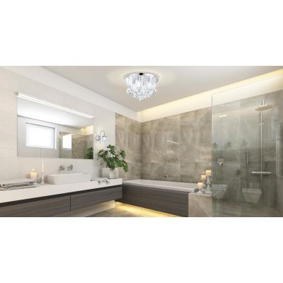 ALMONTE PLAFONIERA CON CRISTALLI A LED DOPPIO ISOLAMENTO A LED EGLO - Cristalensi Shop Online