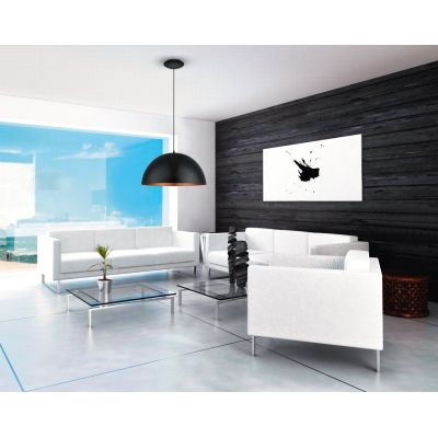GAETANO 1 SOSPENSIONE IN METALLO NERO CON INTERNO RAME DIAMETRO 53 EGLO - Cristalensi Shop Online