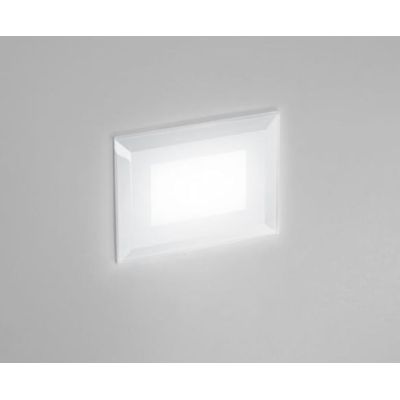 VETRONOTTE ISYLUCE SEGNAPASSO PER CASSETTA 503 LED 3W IP65 3000K O 4000K VETRO BIANCO ISYLUCE - Cristalensi Shop Online