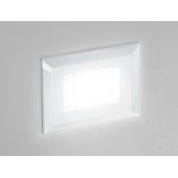 VETRONOTTE ISYLUCE SEGNAPASSO PER CASSETTA 503 LED 3W IP65 3000K O 4000K VETRO BIANCO ISYLUCE - Cristalensi Shop Online 2
