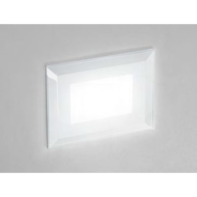 VETRONOTTE ISYLUCE SEGNAPASSO PER CASSETTA 503 LED 3W IP65 3000K O 4000K VETRO BIANCO ISYLUCE - Cristalensi Shop Online
