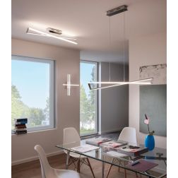 LASANA 1 PLAFONIERA IN METALLO CROMATO A LED INTEGRATO DA 18W D. 50 EGLO - Cristalensi Shop Online 2