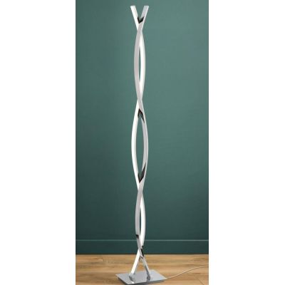 LASANA 2 PIANTANA IN METALLO CROMATO A LED INTEGRATO DA 35W EGLO - Cristalensi Shop Online