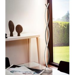 LASANA 2 PIANTANA IN METALLO CROMATO A LED INTEGRATO DA 35W EGLO - Cristalensi Shop Online 2