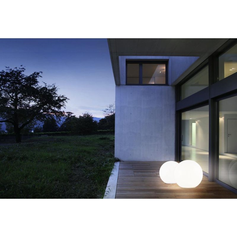 MONTEROLO LAMPADA DA GIARDINO A SFERA IP65 DIAMETRO CM 40 COLORE BIANCO MODERNA EGLO - Cristalensi Shop Online