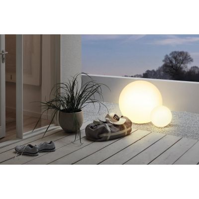 MONTEROLO LAMPADA DA GIARDINO A SFERA IP65 DIAMETRO CM 40 COLORE BIANCO MODERNA EGLO - Cristalensi Shop Online
