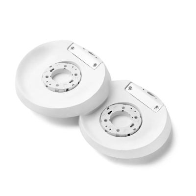 T395 APPLIQUE 2 LUCI IN GESSO BIANCO VERNICIABILE L34 CM CON 2 LAMPADINE ATTACCO GX53 ECONOMICA Sforzin Illuminazione - Cristale