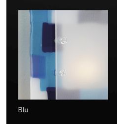 BROADWAY PLAFONIERA MODERNA CM 60X60 IN VETRO DISPONIBILE IN 4 COLORAZIONI MADE IN ITALY Familamp - Cristalensi Shop Online 2