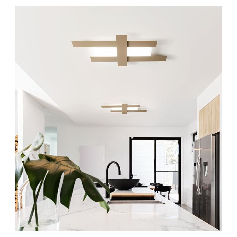 DOHA LAMPADA DA SOFFITTO PICCOLA A LED 30W 3000K SOSTITUIBILE IN 4 FINITURE COLORE GEA LUCE - Cristalensi Shop Online