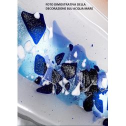 ABSTRACUS PLAFONIERA MODERNA 48x48 IN VETRO LAVORATO A MANO 3 DECORAZIONI MADE IN ITALY Familamp - Cristalensi Shop Online 2