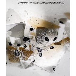 ABSTRACUS SOSPENSIONE 58X58 IN VETRO LAVORATO A MANO 3 DECORAZIONI MADE IN ITALY Familamp - Cristalensi Shop Online 2