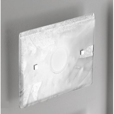 LUCIS APPLIQUE PICCOLA 30x20 IN VETRO LAVORATO A MANO 7 COLORAZIONI ATTACCO GX53 MADE IN ITALY Familamp - Cristalensi Shop Onlin