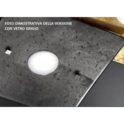 LUCIS APPLIQUE PICCOLA 30x20 IN VETRO LAVORATO A MANO 7 COLORAZIONI ATTACCO GX53 MADE IN ITALY Familamp - Cristalensi Shop Onlin