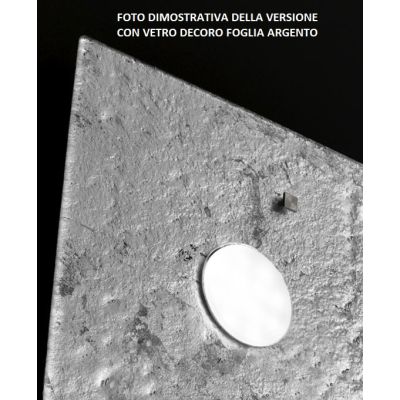 LUCIS PLAFONIERA PICCOLA 30x30 IN VETRO LAVORATO A MANO 7 COLORAZIONI ATTACCO GX53 MADE IN ITALY Familamp - Cristalensi Shop Onl