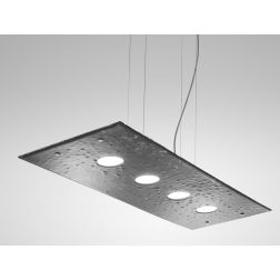 LUCIS SOSPENSIONE MODERNA IN VETRO LAVORATO A MANO 7 COLORAZIONI ATTACCO GX53 MADE IN ITALY Familamp - Cristalensi Shop Online