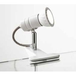 ZELIG PINZA BIANCO,NERO O CROMO FARETTO DIREZIONABILE CON LAMPADINA LED 7W INCLUSA Illuminando - Cristalensi Shop Online