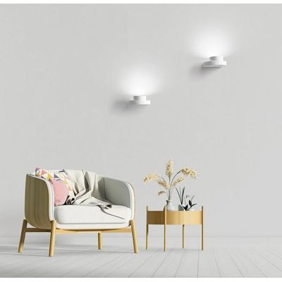 T360 PICCOLA APPLIQUE 1 LUCE IN GESSO BIANCO VERNICIABILE LAMPADINA ATTACCO GX53 Sforzin Illuminazione - Cristalensi Shop Online