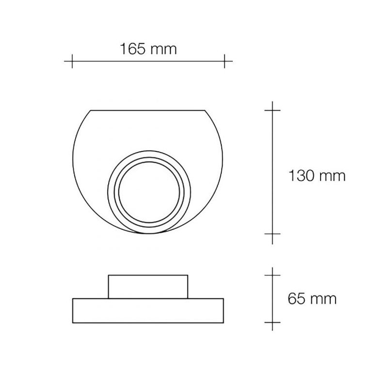 T360 PICCOLA APPLIQUE 1 LUCE IN GESSO BIANCO VERNICIABILE LAMPADINA ATTACCO GX53 Sforzin Illuminazione - Cristalensi Shop Online
