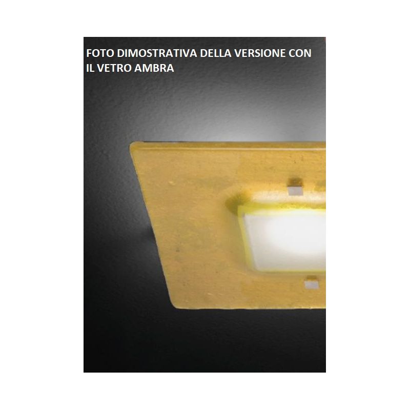 ANDRIUS PLAFONIERA APPLIQUE CM 52X43 IN VETRO DI MURANO 2 LUCI MODERNA MADE IN ITALY Familamp - Cristalensi Shop Online